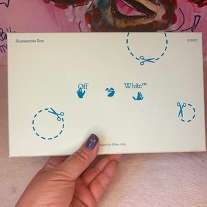 Off-White Leather Card Holder Wallet